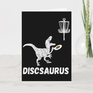 Disc Golf Dinosaur Frolfing T-Rex Dino Lustiger Di Karte