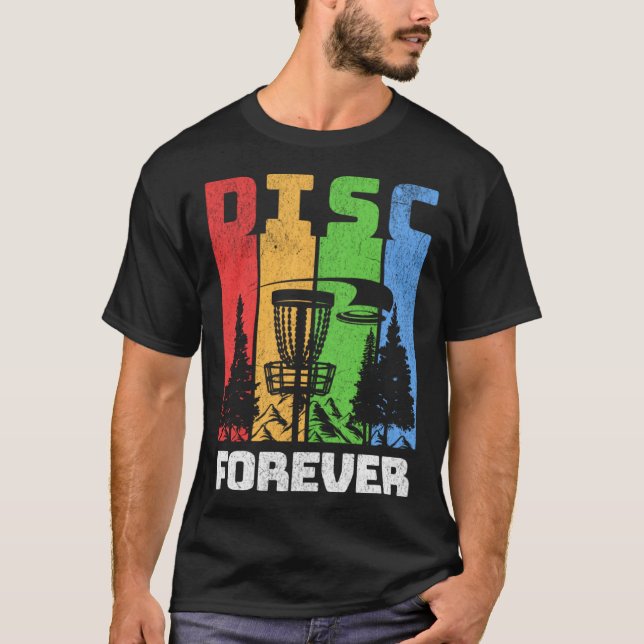 Disc Golf Disc Forever T-Shirt (Vorderseite)