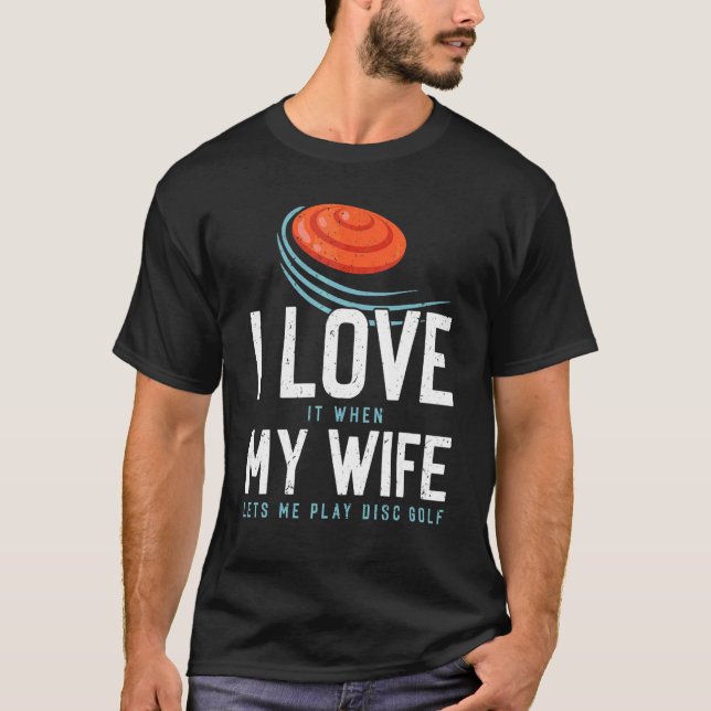 Disc Golf  Disc Golf Disc Golf Spieler T-Shirt (Vorderseite)