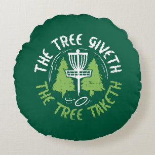 Disc Golf Disc Golf Spieler Geschenk Rundes Kissen