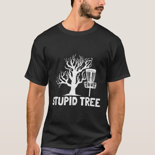 Disc Golf Dumm Baum Substantiv Wörterbuch Geschenk T-Shirt (Vorderseite)
