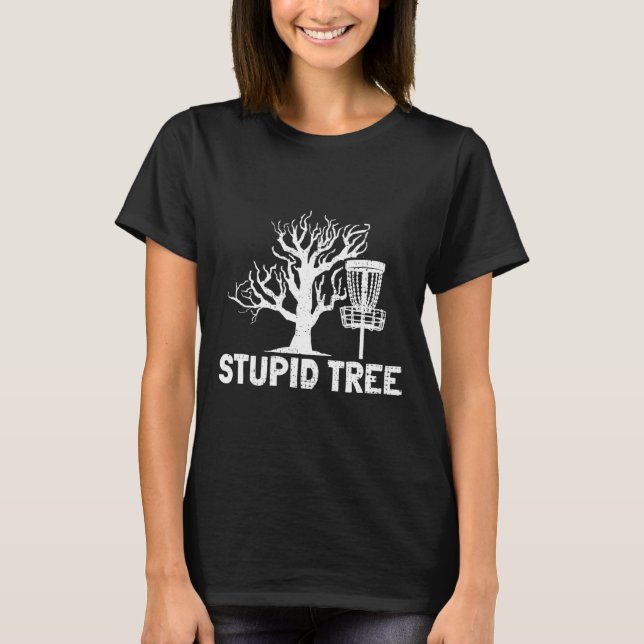 Disc Golf Dummer Baum Substantiv Wörterbuch Gesche T-Shirt (Vorderseite)