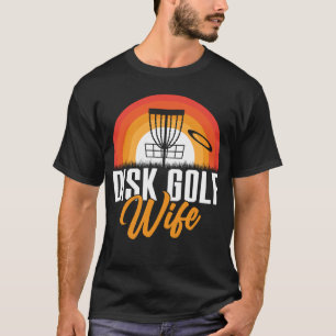 Disc Golf Ehefrau Golfspieler Golfer Sportgraf T-Shirt
