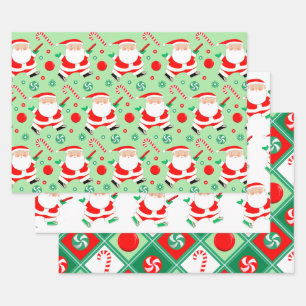 Disc-Golf-Feiertags-Geschenkverpackungspapier Geschenkpapier Set