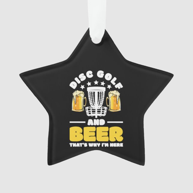 Disc Golf Frisbee Golf Ornament (Vorderseite)