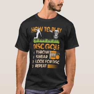 Disc Golf Frisbee Golf Spielen Golf Sommer T-Shirt
