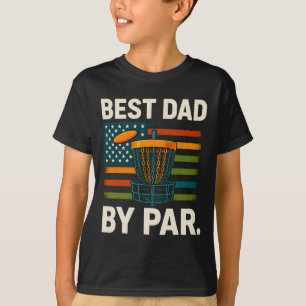 Disc Golf Frisbee Lustig Bester Vater Par Camo Us  T-Shirt