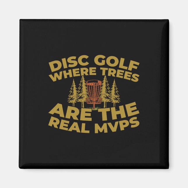 Disc Golf Frisbee - Outdoor Sport Baum _3  Magnet (Vorne)