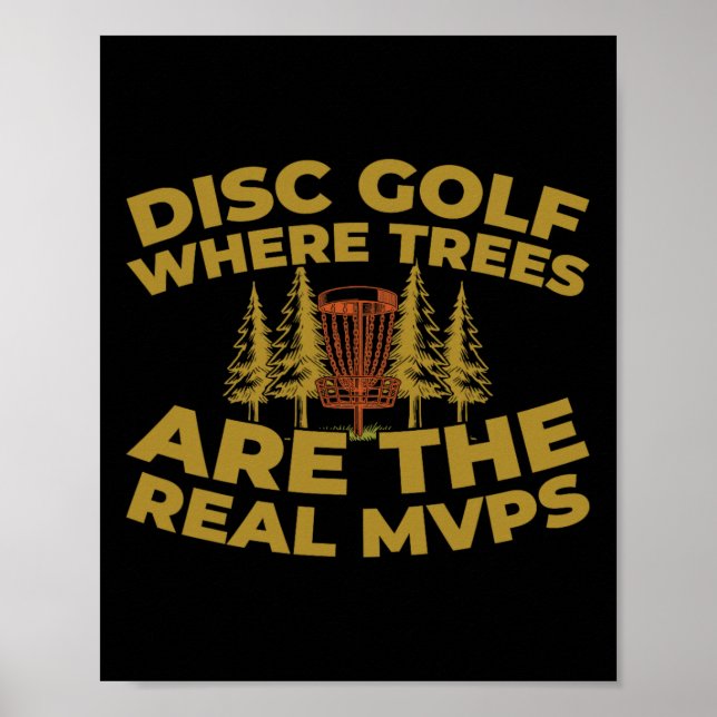 Disc Golf Frisbee - Outdoor Sport Tree _3  Poster (Vorne)