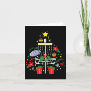 Disc Golf Frisbee Weihnachtsbaum Funny Gi Karte