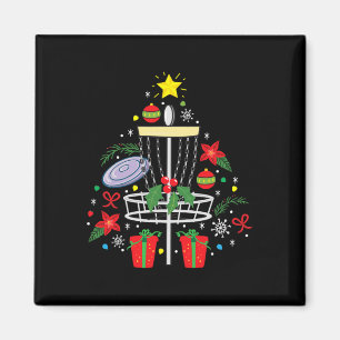 Disc Golf Frisbee Weihnachtsbaum Funny Gi Magnet