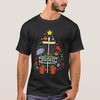 Disc Golf Frisbee Weihnachtsbaum Funny Gi T-Shirt