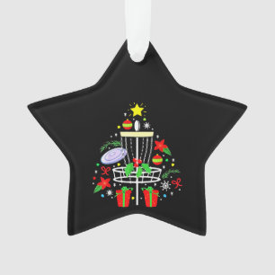 Disc Golf Frisbee Weihnachtsbaum Funny Ornament