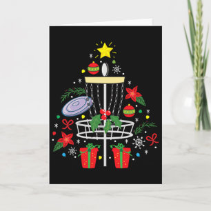 Disc Golf Frisbee Weihnachtsbaumschmuck Lustiges G Karte