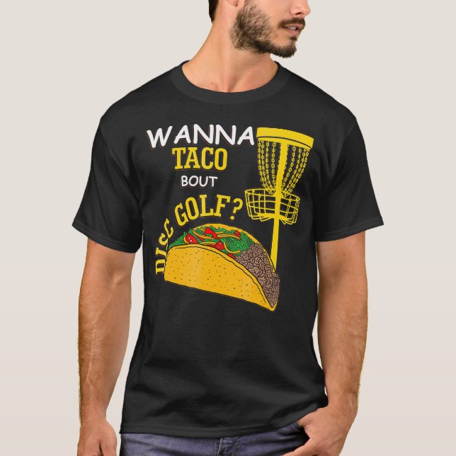 Disc Golf Funny Disc Golf Pun Wanna Paradies T-Shirt (Vorderseite)