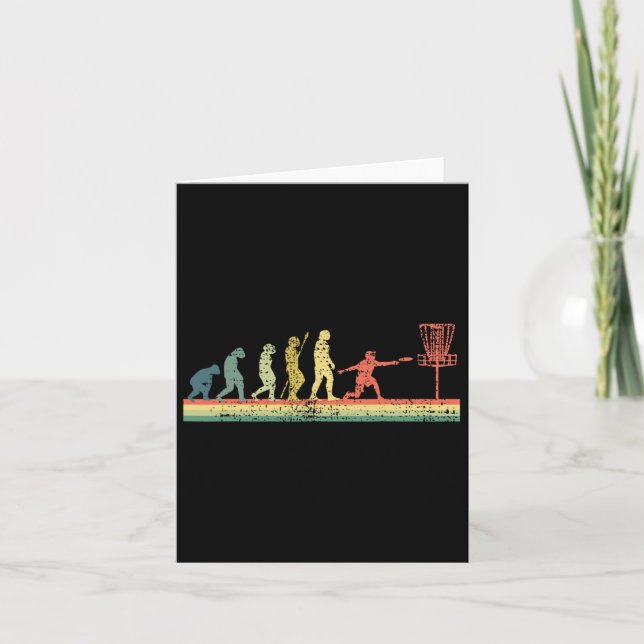Disc Golf Funny Sports Geschenk Karte (Vorderseite)