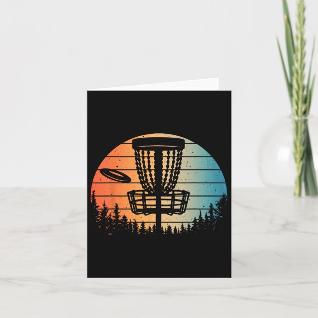Disc Golf Geschenk Disc Golfer Stuff und Zubehör F Karte (Vorderseite)