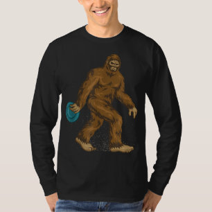 Disc Golf Geschenke Bigfoot Disc Golf T-Shirt Männ