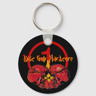 Disc Golf Hardcore Schlüsselanhänger