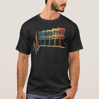 Disc Golf Herzschlag Disc Golf Liebhaber T-Shirt