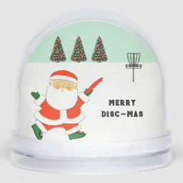 Disc Golf Holiday Gift Schneekugeln