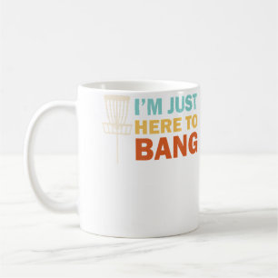 Disc Golf Ich bin nur hier, um lustige Geschenksch Kaffeetasse