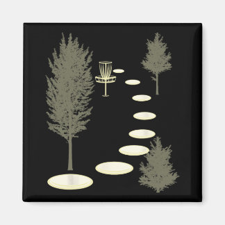 Disc Golf In Den Wald Disc Golf Lustiger Geburtsta Magnet
