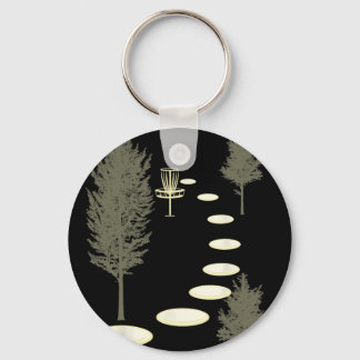 Disc Golf In Den Wald Disc Golf Lustiger Geburtsta Schlüsselanhänger