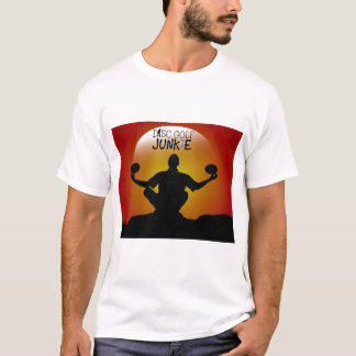 Disc-Golf-Junkie-Meditation T-Shirt