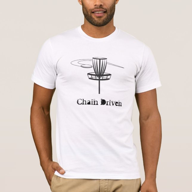 DISC-GOLF Kette gefahren T-Shirt (Vorderseite)