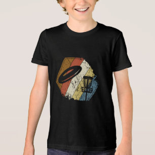 Disc Golf Korb Retro Tri-Blend Shirt