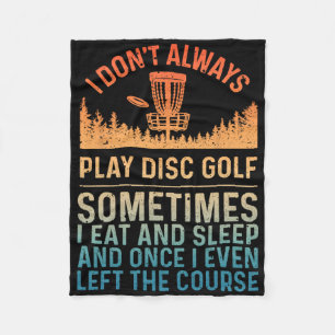 Disc-Golf-Kunst für Männer Frauen Disc-Golf-Spiele Fleecedecke