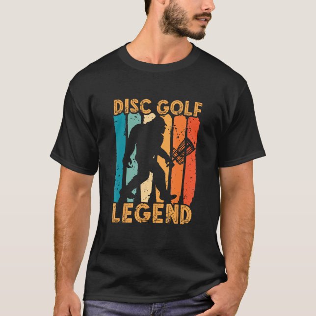 Disc Golf Legend Retro Frisbee Golf Frolf Flying D T-Shirt (Vorderseite)