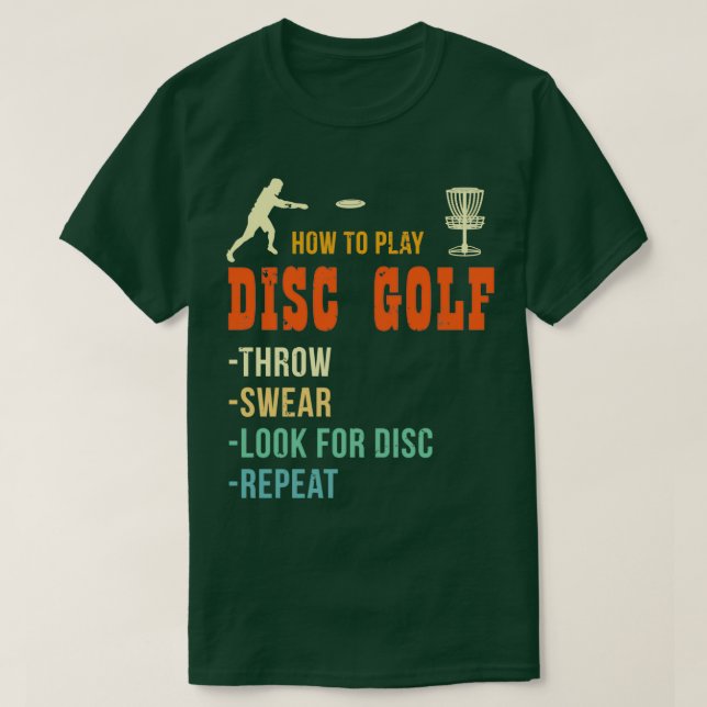 Disc Golf Lover Shirt Funny Disc Golf Geschenke Di (Design vorne)