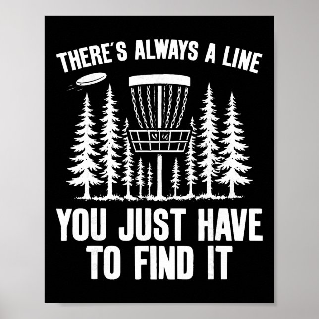 Disc Golf Lustig _1  Poster (Vorne)
