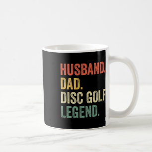 Disc Golf Lustiger Ehemann Vater Legende Vintage F Kaffeetasse