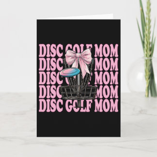 Disc Golf Mama Mutter Muttertag Discgolf Coquette  Karte