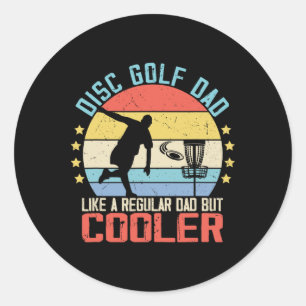 Disc Golf Männer Dad Opa Witz für Disc Golf Spiele Runder Aufkleber