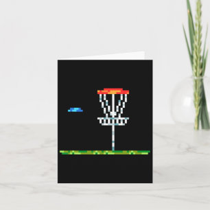 Disc Golf Men Disc Golf 8 Bit Kerbe Karte