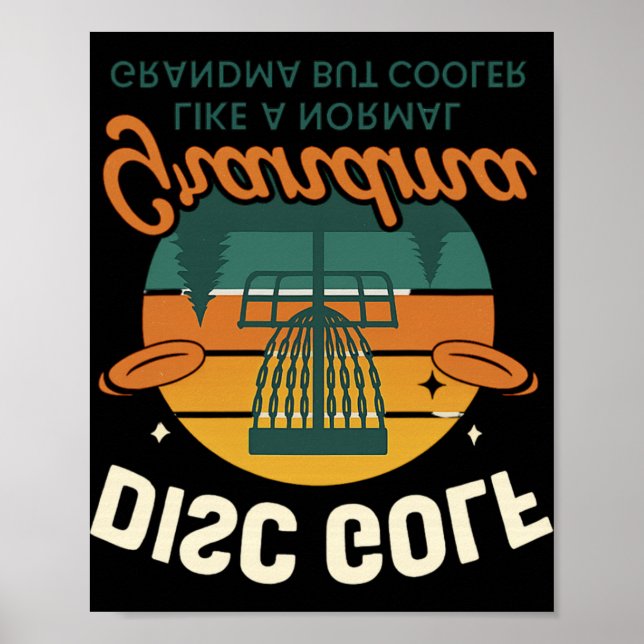 Disc Golf Oma Champion Ketten  Poster (Vorne)