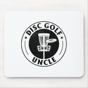 Disc Golf Onkel - Disc Golf spielender Onkel Disc Mousepad