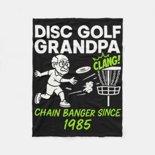 Disc Golf Opa-Kette Nger seit 1985 Tee  Fleecedecke