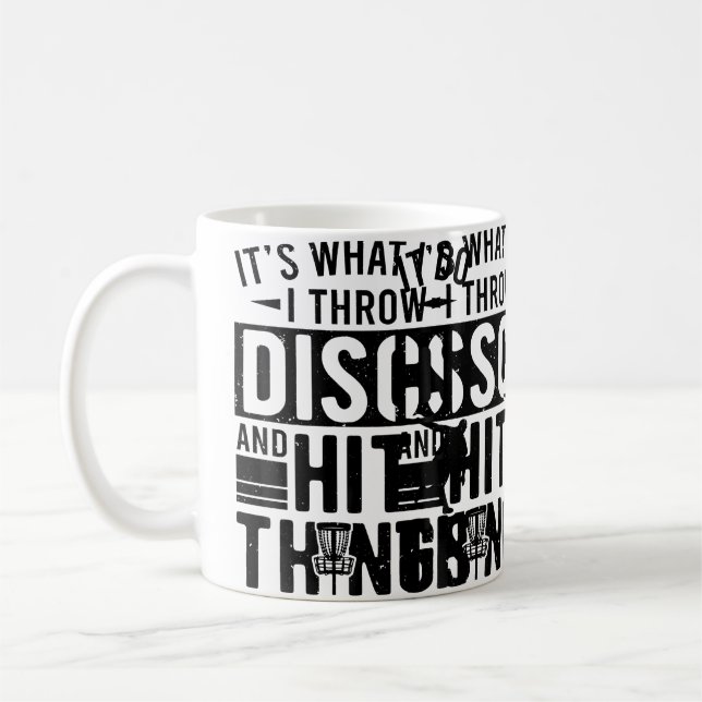 Disc-Golf-Outfit für Disc-Golf-Spieler Kaffeetasse (Links)