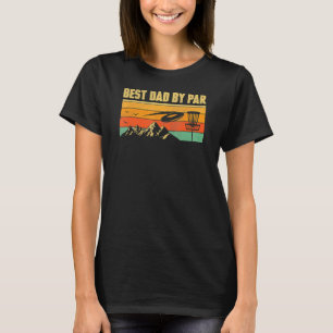 Disc Golf Papa Männer Vintage Retro Bester Vater T-Shirt