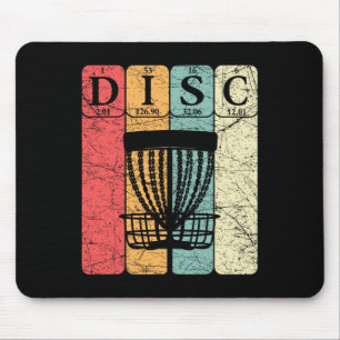 Disc Golf Periodensystem Elemente Frolf Spieler Vi Mousepad