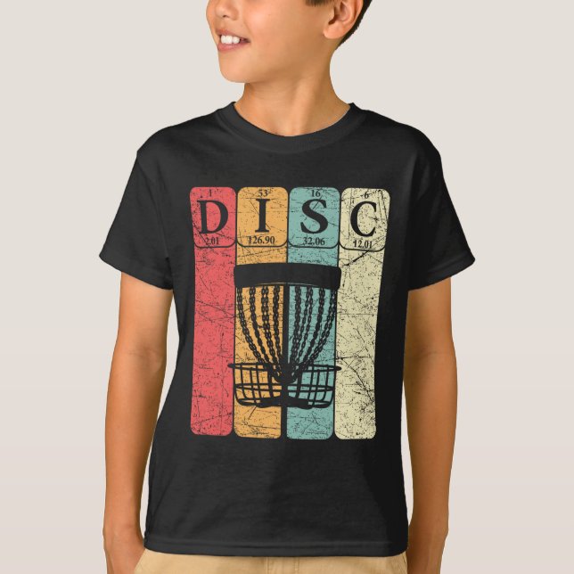 Disc Golf Periodensystem Elemente Frolf Spieler Vi T-Shirt (Vorderseite)