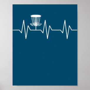 Disc Golf Putt Par Frisbee Golf Disc Golf Spieler  Poster