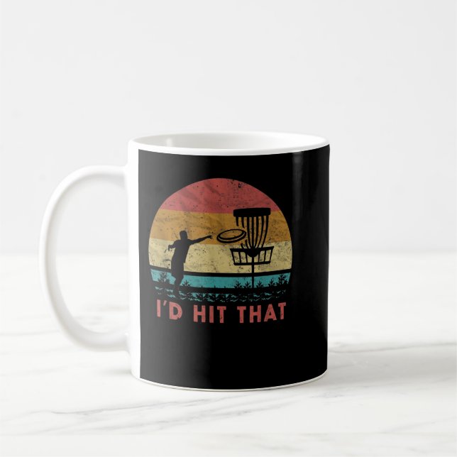 Disc Golf Retro Frisbee Golf Discs I'd Hit That Gi Kaffeetasse (Links)
