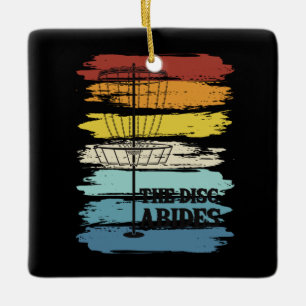 Disc Golf Retro Keramikornament