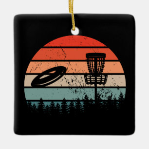 Disc Golf Retro Keramikornament
